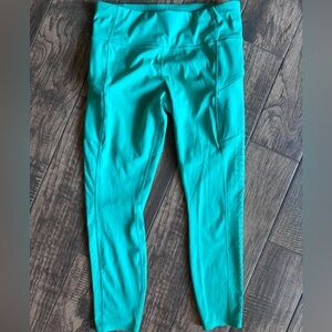 Athleta Vibrant Green Rainier Leggings